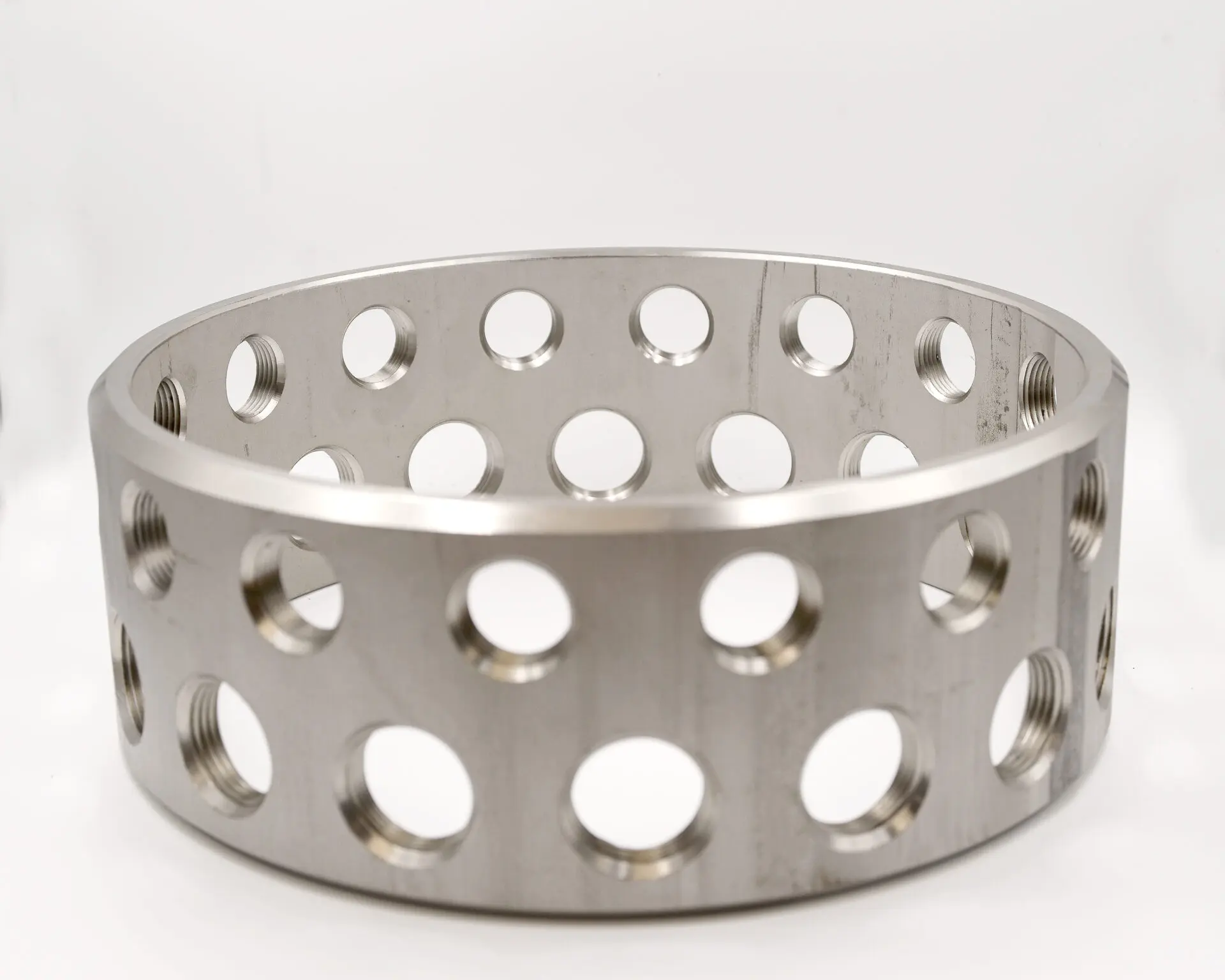 Stainless Steel Ring With Perforated Holes